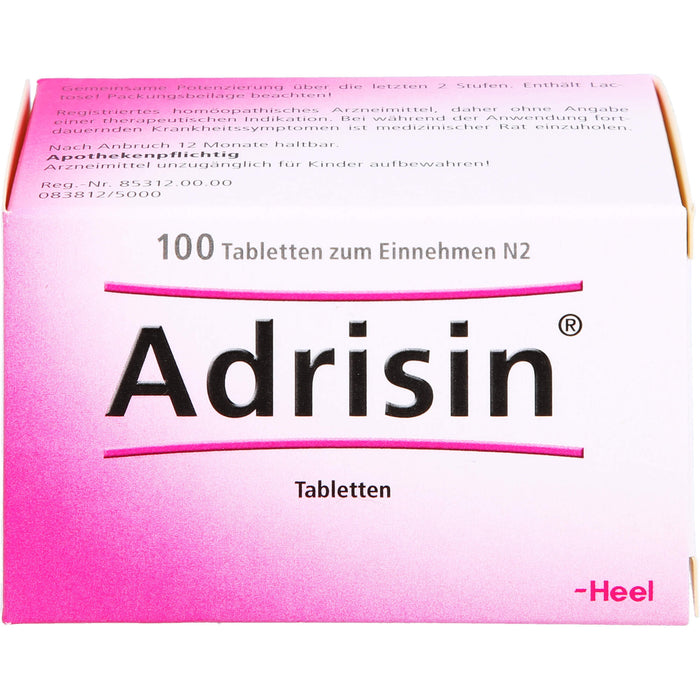 Adrisin Tabletten, 100 pc Tablettes