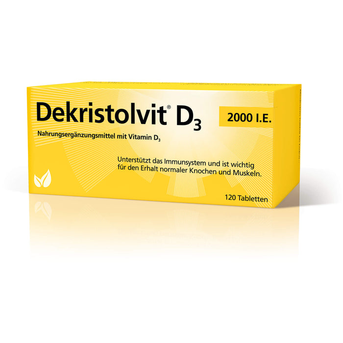 Dekristolvit D3 2000 I.E. Tabletten, 120 St. Tabletten