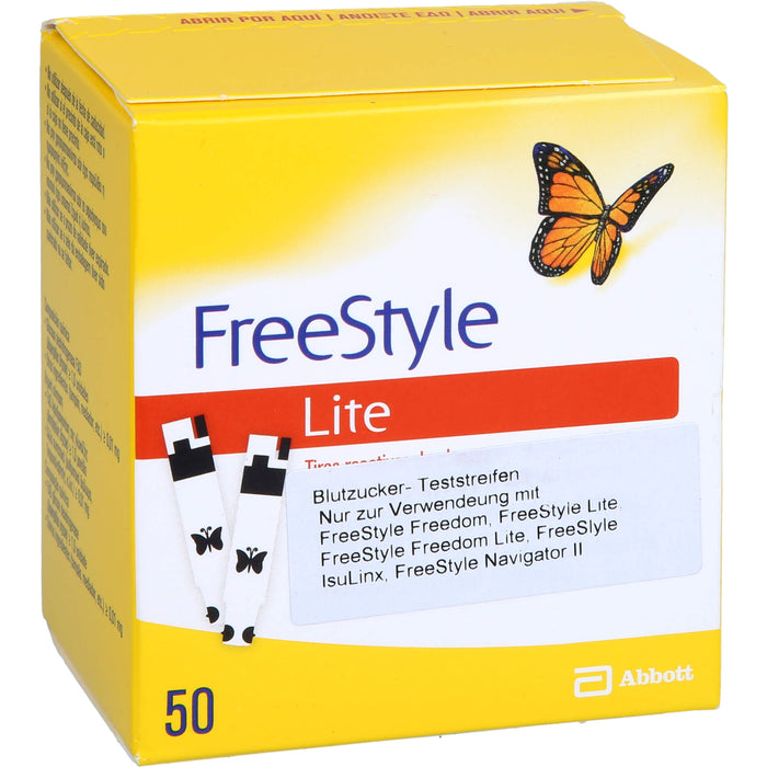 Freestyle Lite Emra Teststreifen ohne Codieren, 50 St TTR