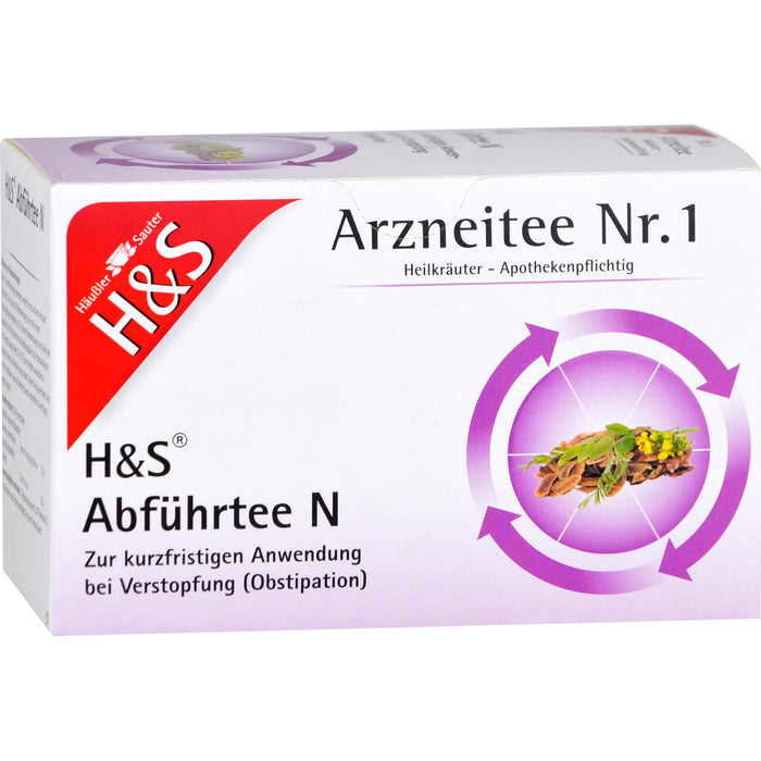 H&S Abführtee N Arzneitee Nr. 1 bei Verstopfung Filterbeutel, 20 pc Sac filtrant