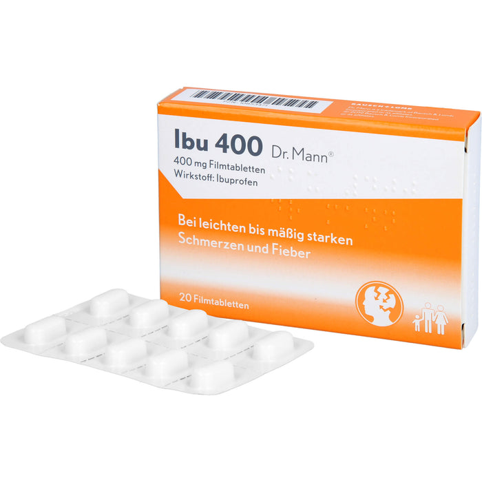 Ibu 400 Dr. Mann, 20 pc Tablettes