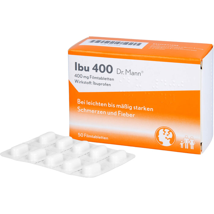 Ibu 400 Dr. Mann, 50 pcs. Tablets