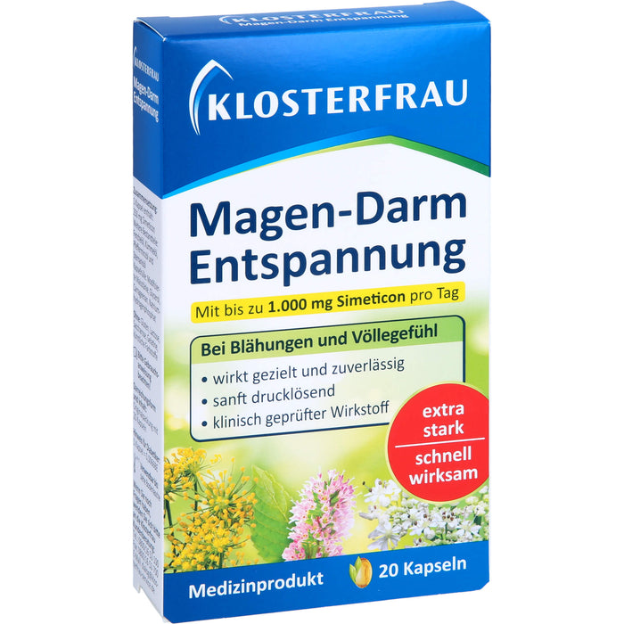 Klosterfrau Magen-Darm Entspannungs-Kapseln, 20 pcs. Capsules