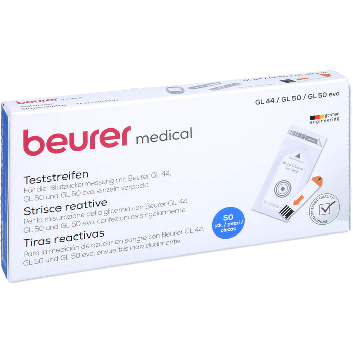 beurer medical Blutzucker Teststreifen, 50 St. Teststreifen