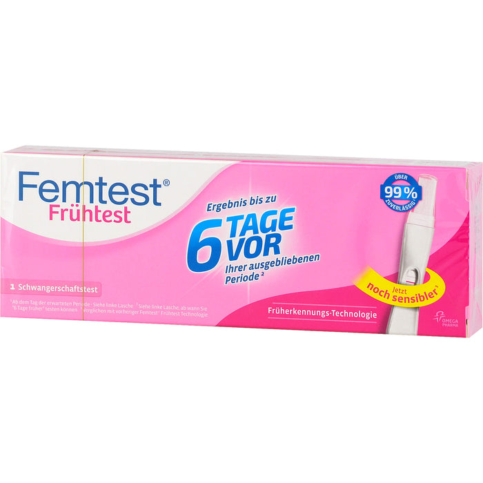 Femtest Frühtest Schwangerschaftstest, 1 pc Test