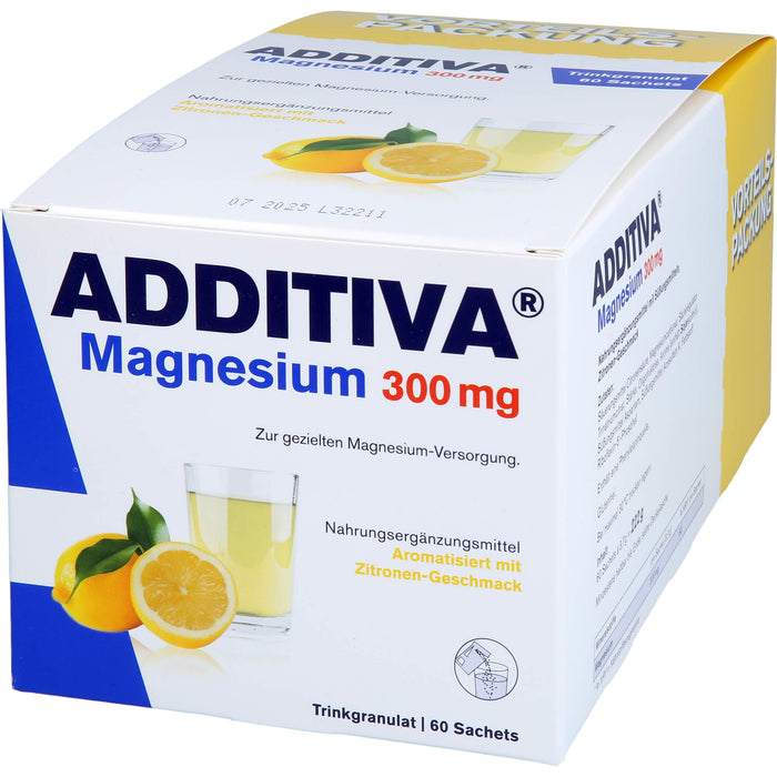 ADDITIVA Magnesium 300 mg Sachets, 60 pc Sachets