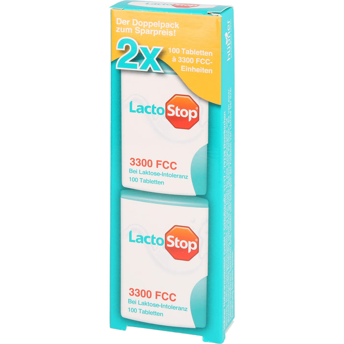 LactoStop 3300 FCC Tabletten bei Lactose-Intoleranz, 200 pcs. Tablets