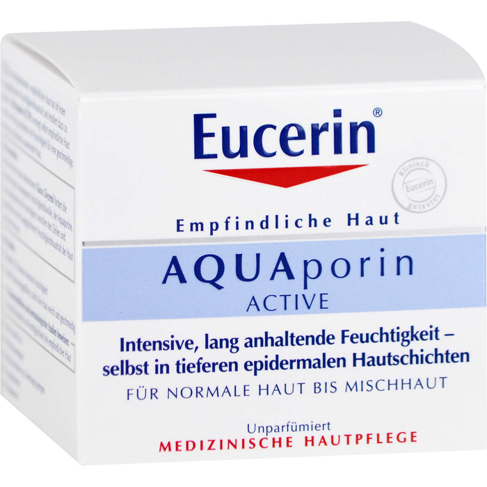 Eucerin AQUAporin ACTIVE normale Haut bis Mischhaut Creme, 50 ml Crème