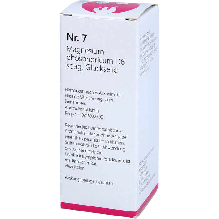 Nr. 7 Magnesium phosphoricum D6 spag. Glückselig, 50 ml TEI