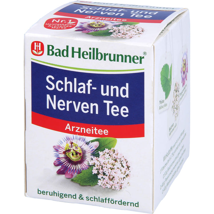 Bad Heilbrunner Schlaf- und Nerven Tee, 8X1.75 g FBE