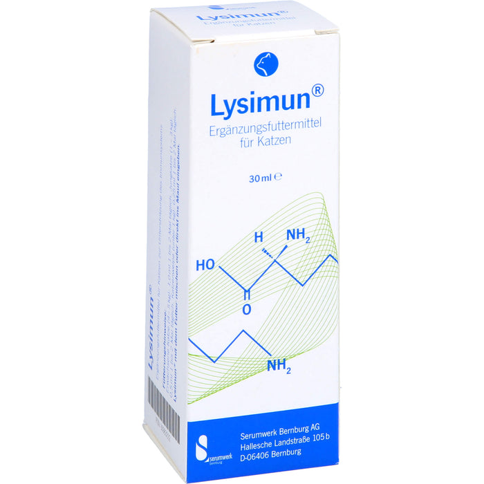 Lysimun Ergänzungsfuttermittel für Katzen, 30 ml Solution