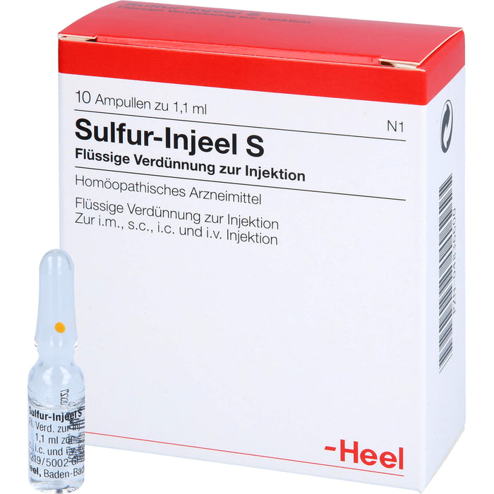 Sulfur-Injeel S Inj.-Lsg., 10 St AMP