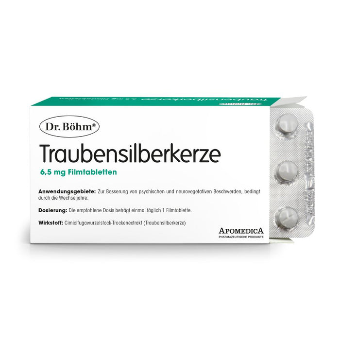 Dr Böhm Traubensilberkerze 6,5 mg Filmtabletten, 60 pcs. Tablets