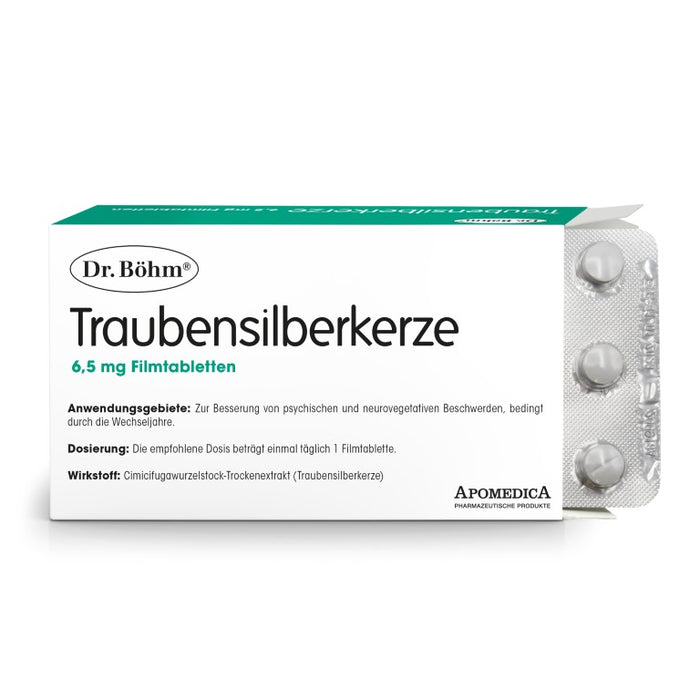 Dr Böhm Traubensilberkerze 6,5 mg Filmtabletten, 60 St. Tabletten