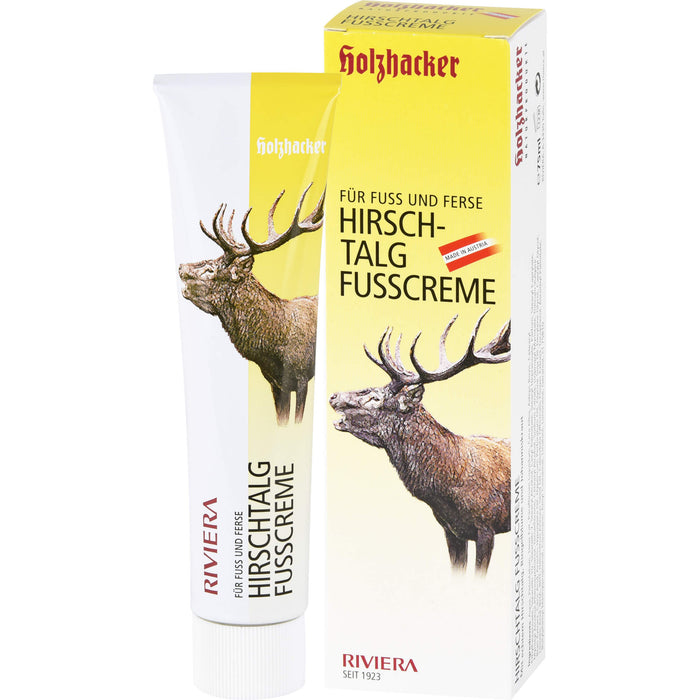 RIVIERA Hirschtalg Fusscreme Parabenfrei, 75 ml CRE