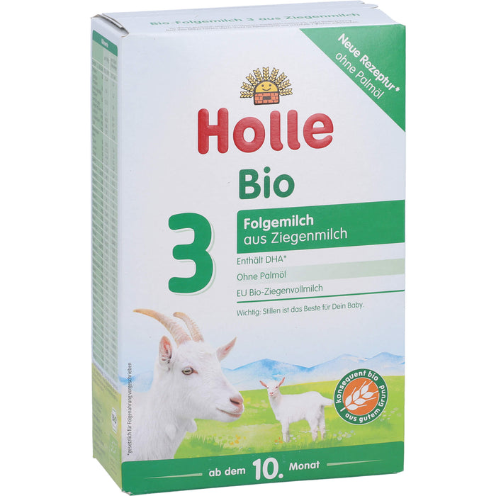 Holle Bio-Folgemilch auf Ziegenmilchbasis 3, 400 g Poudre