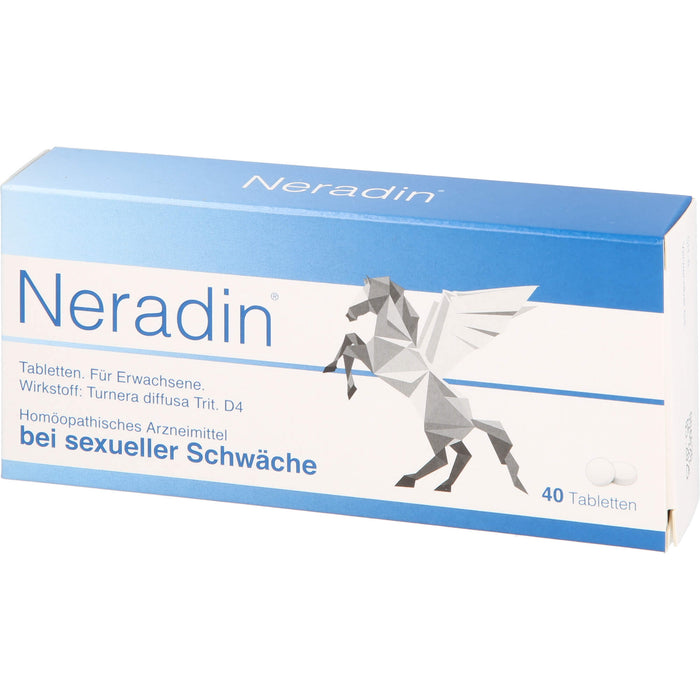 Neradin Tabletten bei sexueller Schwäche, 40 St. Tabletten