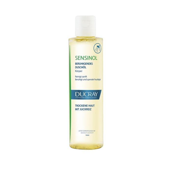 DUCRAY SENSINOL Reinigungsöl/Duschöl beruhigendes, 200 ml Gel