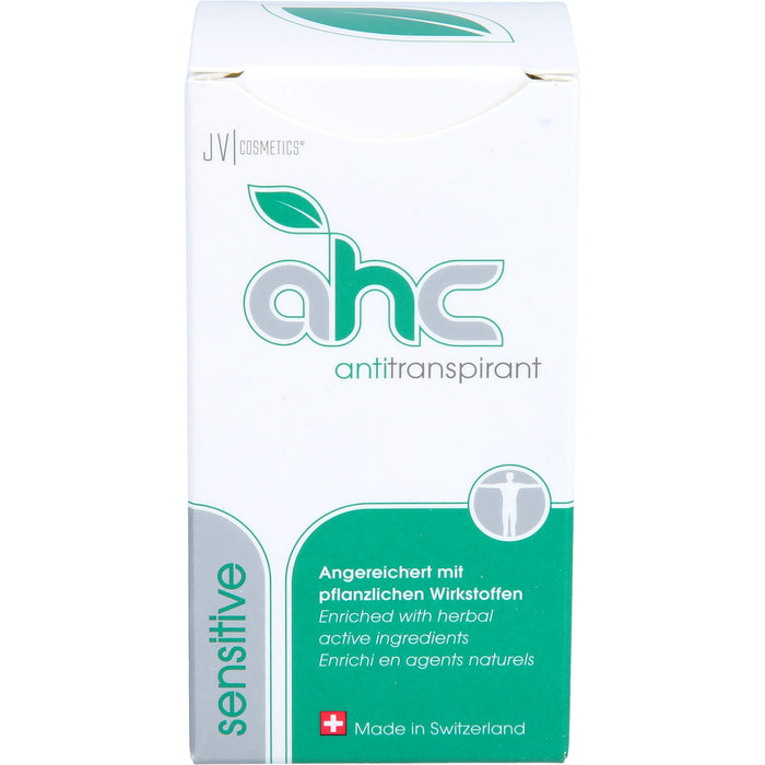 JV Cosmetics ahc Antitranspirant sensitiv, 30 ml Solution