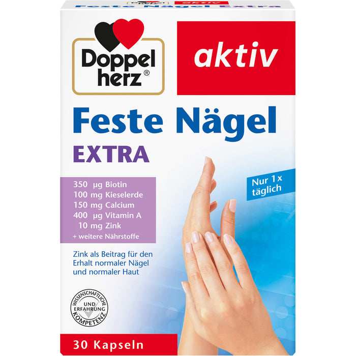 Doppelherz Feste Nägel Extra, 30 St KAP