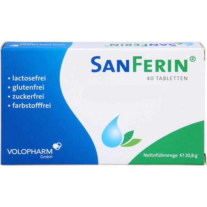 SanFerin Tabletten  stärkt auf natürliche Weise das Immunsystem und unterstützt bei der Abwehr von Bakterien, Viren und Pilzen, 40 St. Tabletten