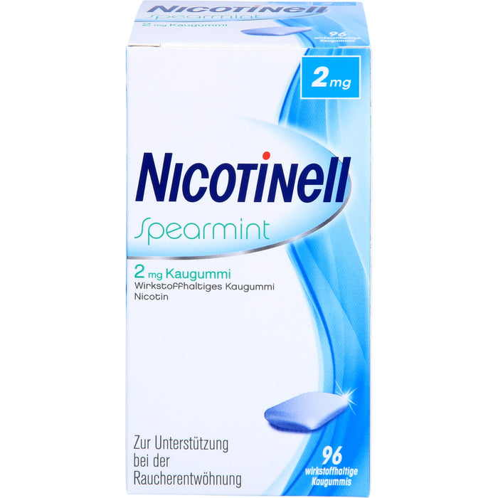 Nicotinell Spearmint 2 mg Kaugummi, 96 St. Kaugummi