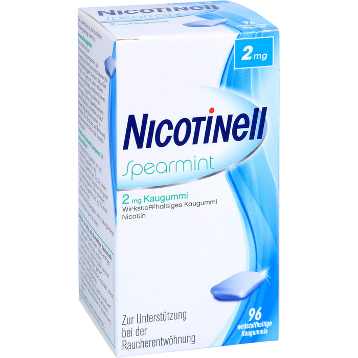 Nicotinell Spearmint 2 mg Kaugummi, 96 pc Gomme à mâcher