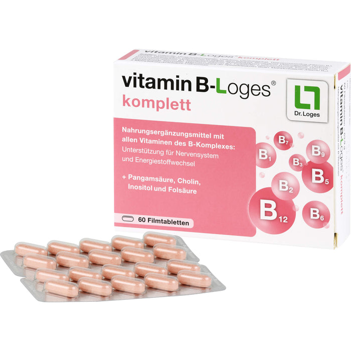 vitamin B-Loges komplett Filmtabletten, 60 St. Tabletten