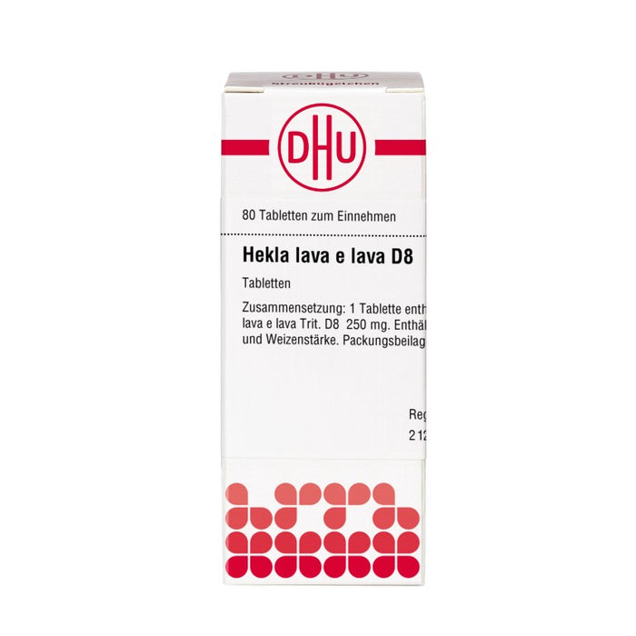 DHU Hekla lava e lava D8 Tabletten, 80 pcs. Tablets