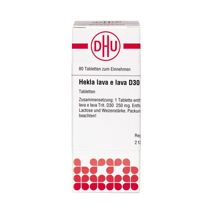 DHU Hekla lava e lava D30 Tabletten, 80 St. Tabletten