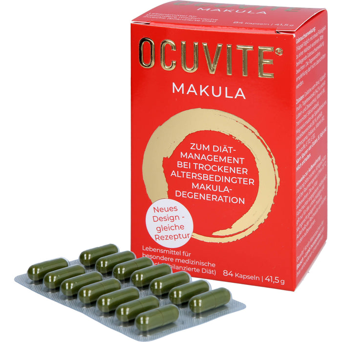 Ocuvite Makula Kapseln bei trockener AMD, 84 pcs. Capsules