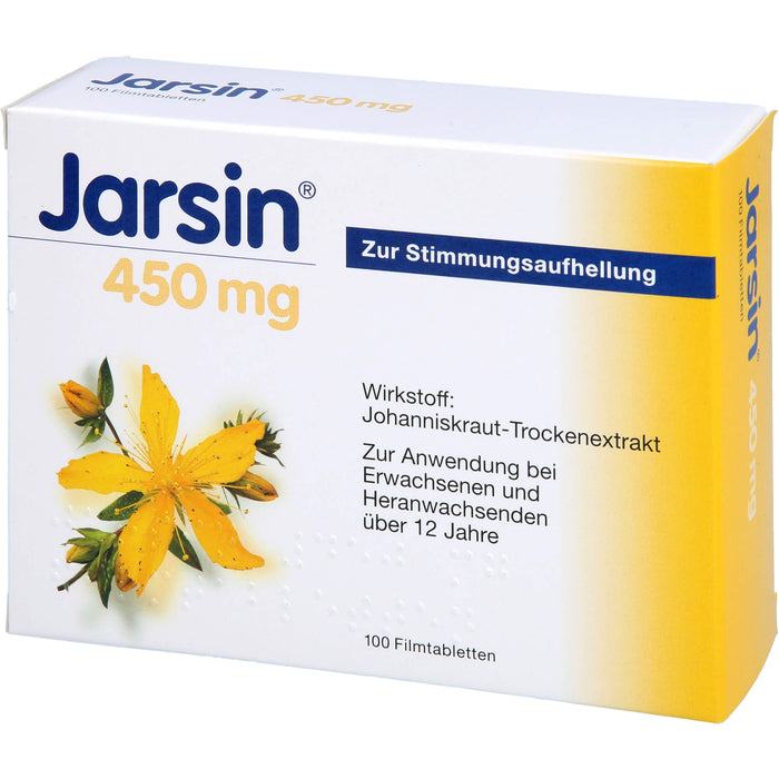 Jarsin 450 mg Tabletten zur Stimmungsaufhellung, 100 St. Tabletten