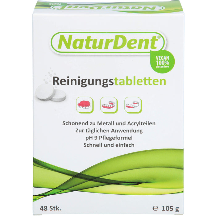 NaturDent Reinigungstabletten für den Zahnersatz, 48 pcs. Tablets