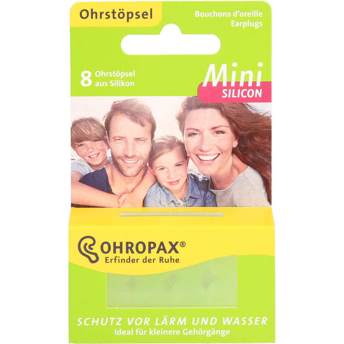 OHROPAX Mini Silicon Ohrstöpsel, 8 St. Ohrstöpsel