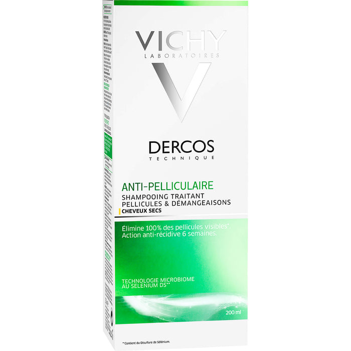 VICHY DERCOS Anti-Schuppen Intensiv-Shampoo bei Juckreiz, 200 ml Shampoing