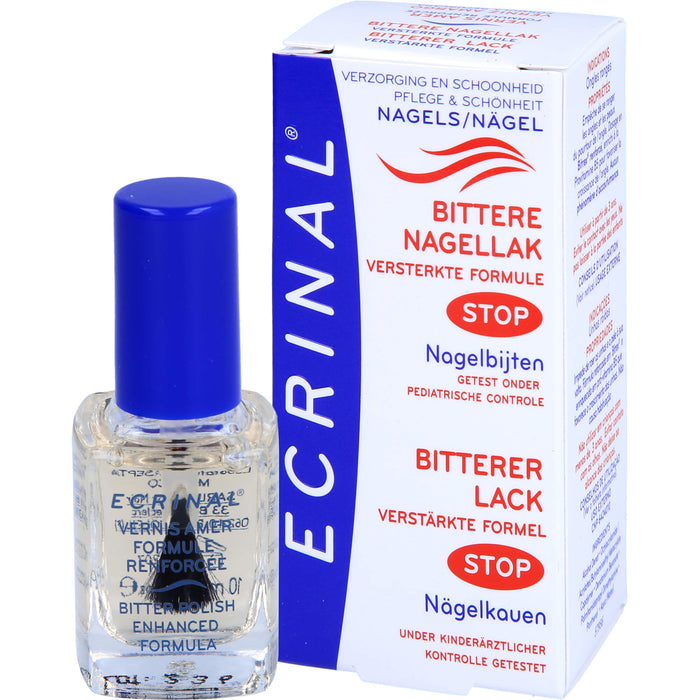 ECRINAL Bitter-Nagellack gegen Nägelkauen, 10 ml Lösung