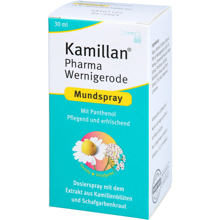 Kamillan Mundspray zum Schutz von Mundschleimhaut und Zahnfleisch, 30 ml Spray