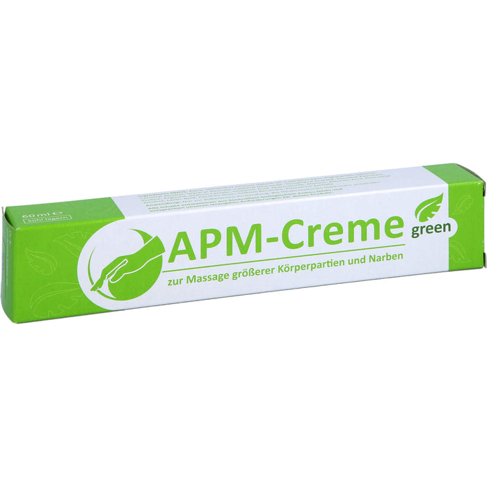 APM-Creme green zur Massage größerer Körperpartien und Narben, 60 ml Crème