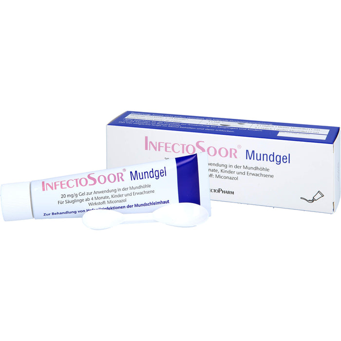 InfectoSoor Mundgel bei Hefepilzinfektionen der Mundschleimhaut, 40 g Gel