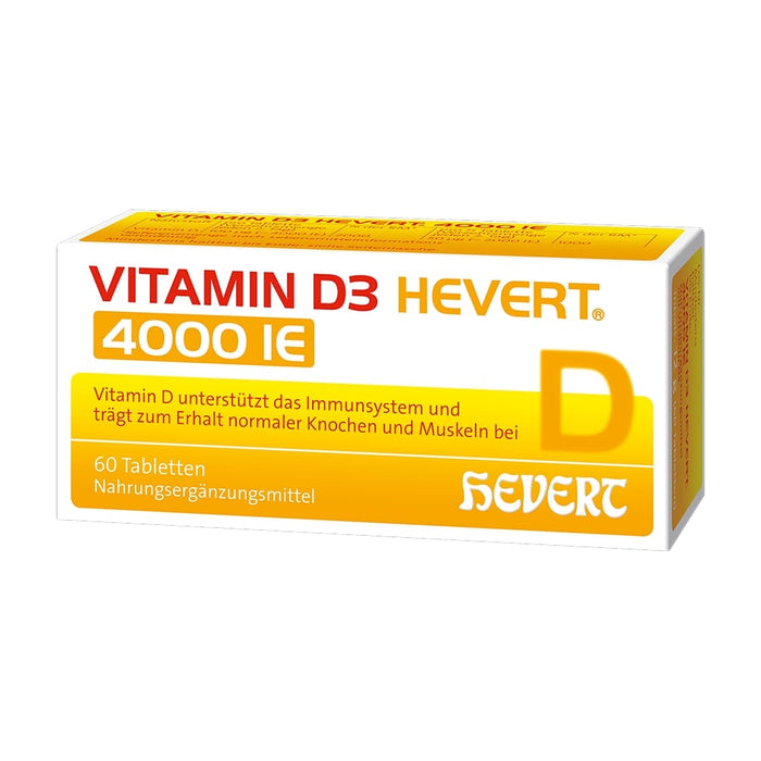 Vitamin D3 Hevert 4000 IE Tabletten, 60 pc Tablettes