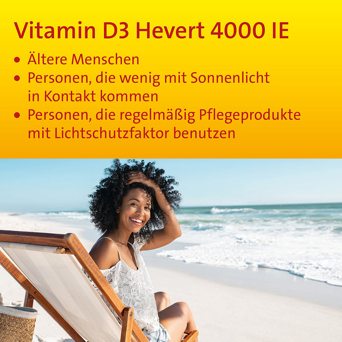 Vitamin D3 HEVERT 4000 IE Tabletten, 90 St. Tabletten