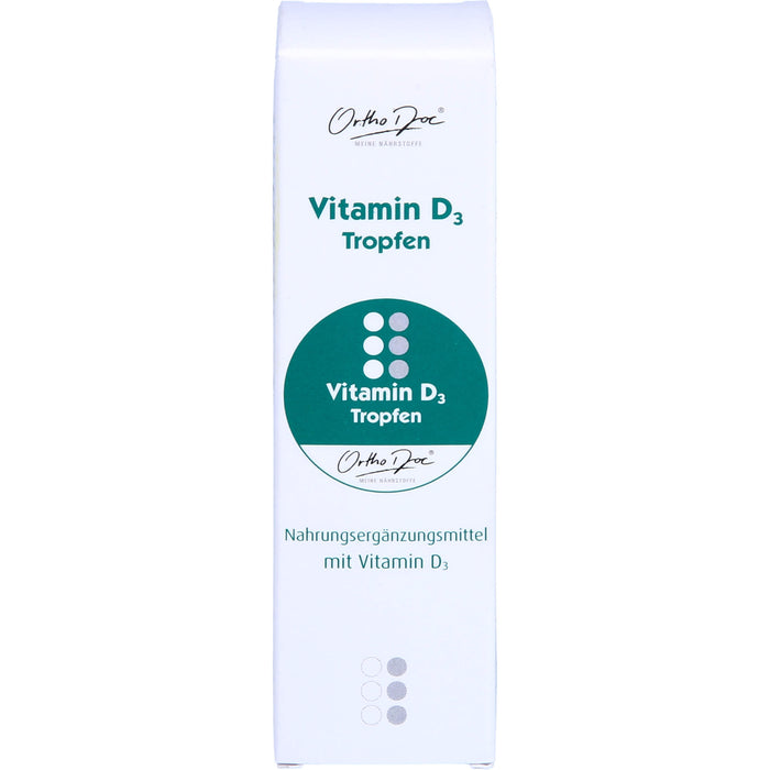 OrthoDoc Vitamin D3 Tropfen, 20 ml Lösung