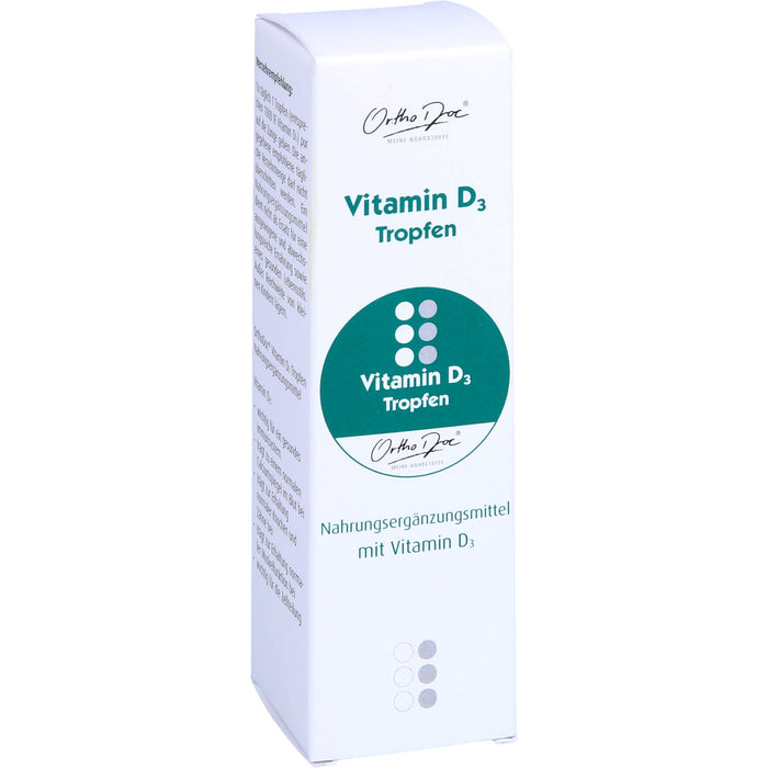 OrthoDoc Vitamin D3 Tropfen, 20 ml Lösung