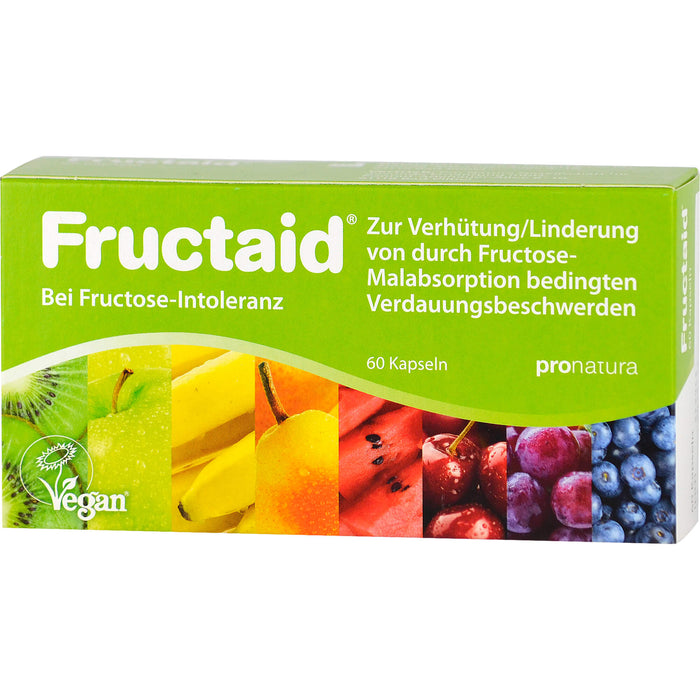 Fructaid Kapseln bei Fructose-Intoleranz, 60 pc Capsules