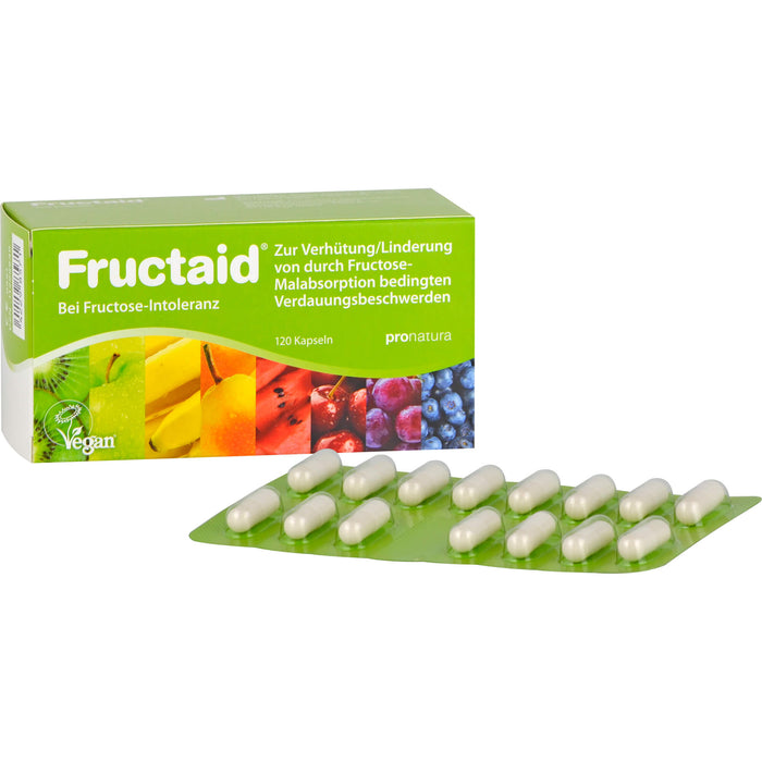 Fructaid Kapseln bei Fructose-Intoleranz, 120 St. Kapseln