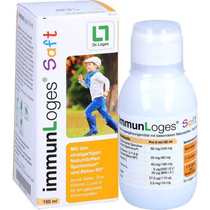 immunLoges Saft für ein gesundes Immunsystem, 150 ml Saft