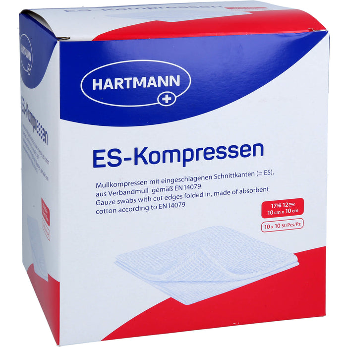 ES-Kompressen steril 10x10cm Großpackung, 10X10 St KOM