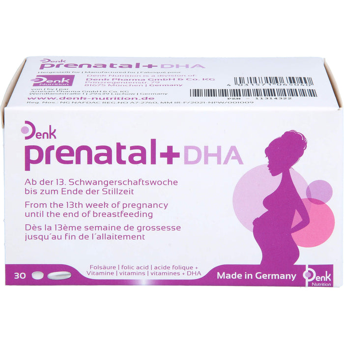 Denk Prenatal + DHA Tabletten, 60 pc Tablettes