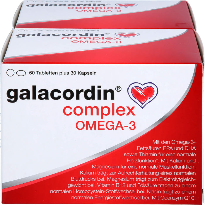 galacordin Complex Omega-3 Tabletten und Kapseln, 120 pc Tablettes