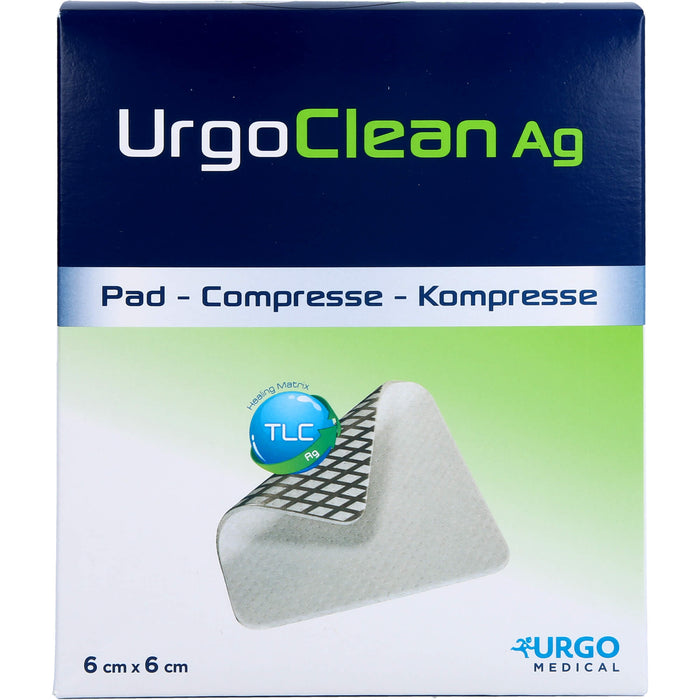 UrgoClean Ag Kompressen 6 x 6 cm, 10 pcs. Wound dressings